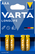 Батарейка VARTA LONGLIFE AAA BLI 4 (4103101414)