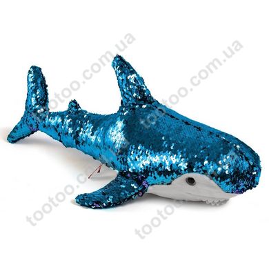Світлина, зображення М'яка іграшка FANCY Акула блискуча з паєтками 49 см (AKL01P)