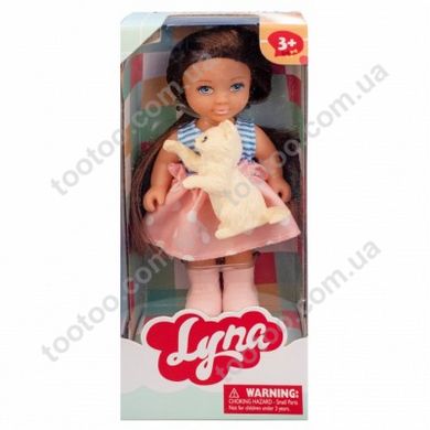 Фотография, изображение Игровой набор "Кукла Адель с любимцем" (4618), брюнетка