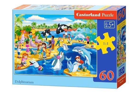 Фотография, изображение Пазл для детей "Дельфинарий" Castorland (B-066148)