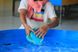 Повітряний пластилін для дитячого ліплення Fluffy (Флаффі), блакитний - GENIO KIDS (TA1500-1), фотографія