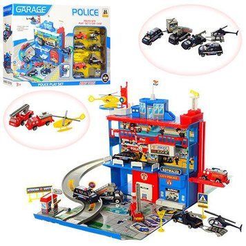 Фотография, изображение Игровой набор Паркинг "Полицейская служба" - MAYA TOYS (566-14)
