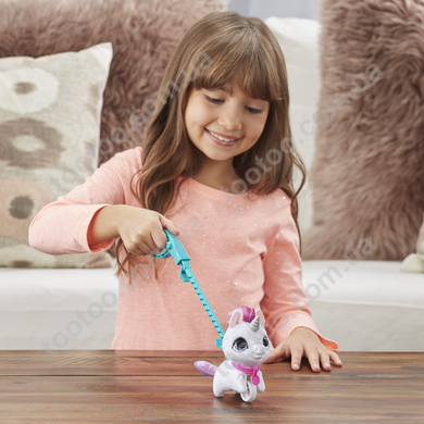 Фотография, изображение Интерактивная игрушка Hasbro Furreal Friends маленький питомец на поводке Единорог (E3503_E4774)