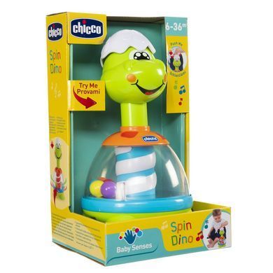Фотография, изображение Игрушка-юла Chicco "Динозаврик" (09711.00)