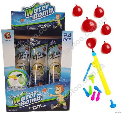 Фотография, изображение Набор игровой Qunxing toys "Водные бомбочки" с насосом (YG32U)