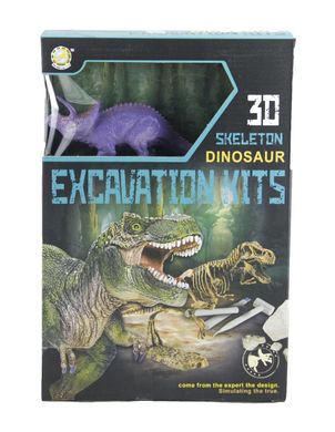 Фотография, изображение Набор игровой QUNXING TOYS "Раскопки динозавра" TRICERAPTORS (501B-504B-2)