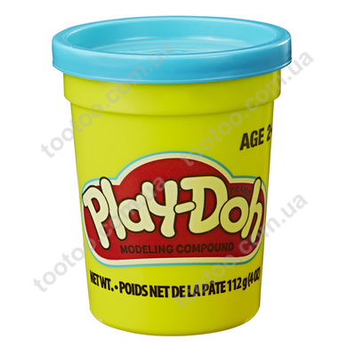 Фотография, изображение Тесто Play-Doh в баночке 112 г Голубой цвет (B6756-6)