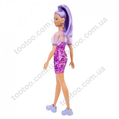 Фотография, изображение Кукла Barbie "Модница" в фиолетовых тонах (HBV12)