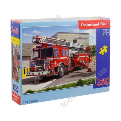 Фотография, изображение Пазл для детей "Пожарная машина" Castorland (B-26760)