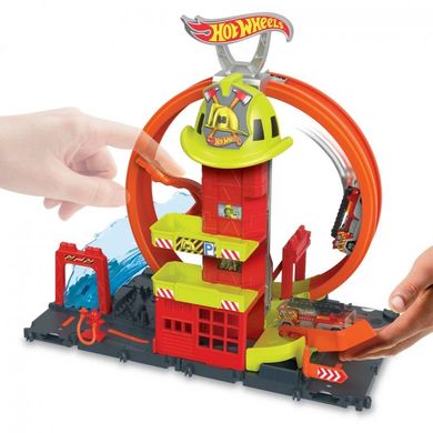Фотография, изображение Игровой набор "Супер петля с пожарной станцией" Hot Wheels (HKX41)