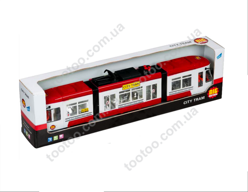 Іграшка Big Motors "Міський трамвай" червоний (1258-2)