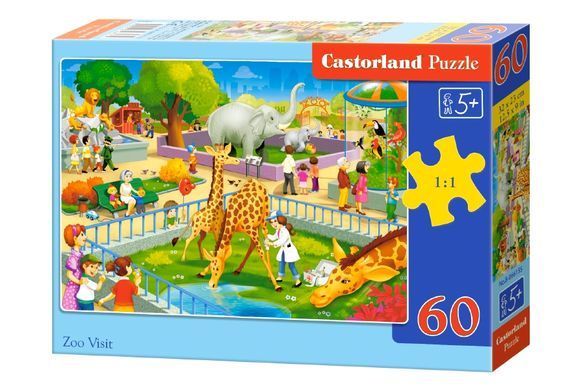 Фотография, изображение Пазл для детей "Зоопарк" Castorland (B-066155)