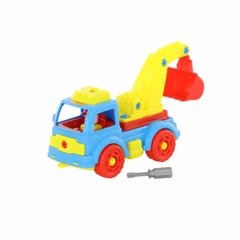 Іграшка конструктор-транспорт POLESIE "Автомобіль-екскаватор" 34 елементи (73044-1)