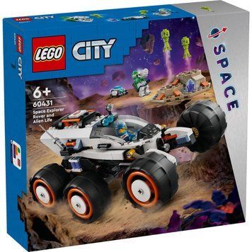 LEGO Конструктор City Космический исследовательский вездеход и инопланетная жизнь (60431)