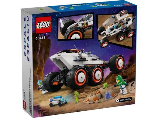 LEGO Конструктор City Космический исследовательский вездеход и инопланетная жизнь (60431)
