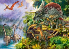 Фотография, изображение Пазл для детей "Долина динозавров" Castorland (B-53643)