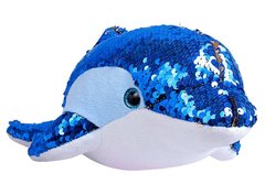 Фотография, изображение Мягкая игрушка FANCY Дельфин блестящий с пайетками 39 см (DIN01)