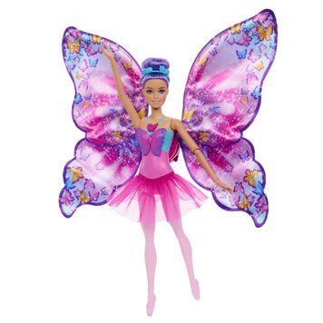 Фотография, изображение Кукла-бабочка Barbie Dreamtopia Волшебные крылышки (HXJ10)