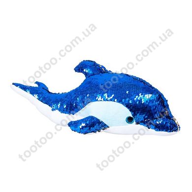 Фотография, изображение Мягкая игрушка FANCY Дельфин блестящий с пайетками 39 см (DIN01)