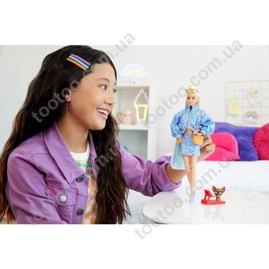Світлина, зображення Лялька Barbie "Екстра" білявка з пучком на розпущеному волоссі (HHN08)
