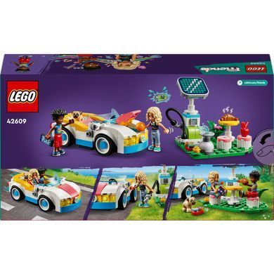 Конструктор LEGO Friends Електромобіль і зарядний пристрій (42609)