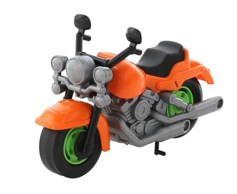 Фотография, изображение Игрушка Polesie мотоцикл гоночный "Кросс" оранжевый (6232-2)