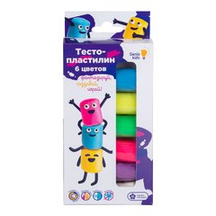 Фотография, изображение Набор для детской лепки “Тесто-пластилин 6 цветов"- Genio Kids