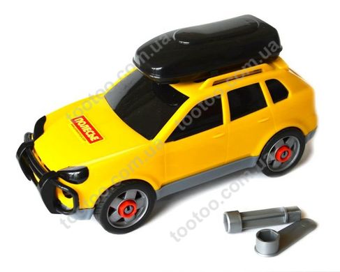 Світлина, зображення Іграшка Polesie автомобіль легковий, жовтий (53671-1)