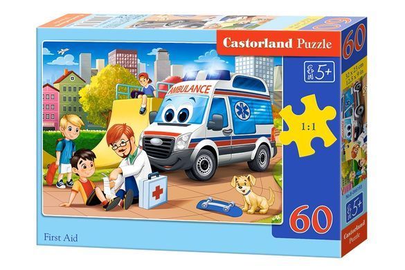 Світлина, зображення Пазл для дітей "Перша допомога" Castorland (B-066193)