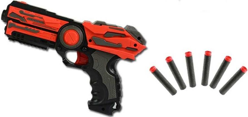 Фотография, изображение Игрушечное оружие "Бластер 6-зарядный" Haiyuanquan