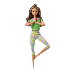 Фотография, изображение Кукла Barbie серии "Двигайся как я" шатенка