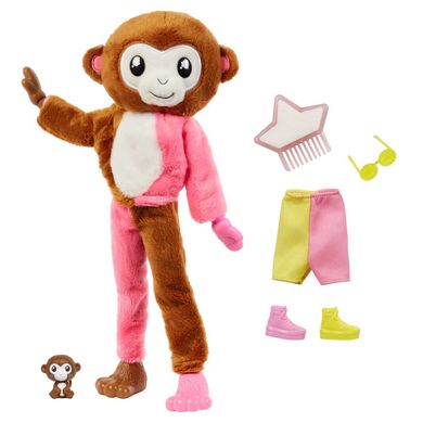 Фотография, изображение Кукла Barbie "Cutie Reveal" серии "Друзья из джунглей" — обезьянка (HKR01)