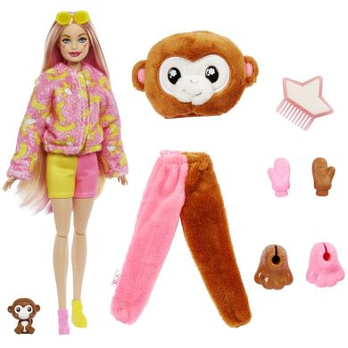 Фотография, изображение Кукла Barbie "Cutie Reveal" серии "Друзья из джунглей" — обезьянка (HKR01)