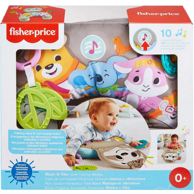 Світлина, зображення Подушка для гри на животику "Веселий лінивець" Fisher-Price (GRR01)