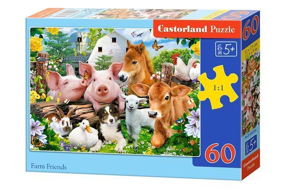 Фотография, изображение Пазл для детей "Друзья на ферме" Castorland (B-066209)