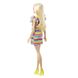 Лялька Barbie "Модниця" з брекетами у смугастій сукні (HJR96), фотографія