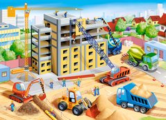 Фотография, изображение Пазл для детей "Большая строительная площадка" Castorland (B-066223)