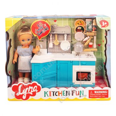 Фотография, изображение Игровой набор "Кукла Сати на кухне" (4601)