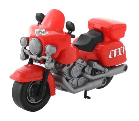 Фотография, изображение Игрушка Polesie мотоцикл полицейский "Харлей" красный (8947-4)