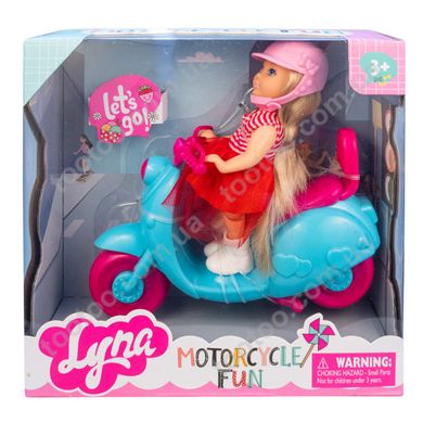 Світлина, зображення Ігровий набір "Лялька Тая на скутері" (4607), рожевий скутер
