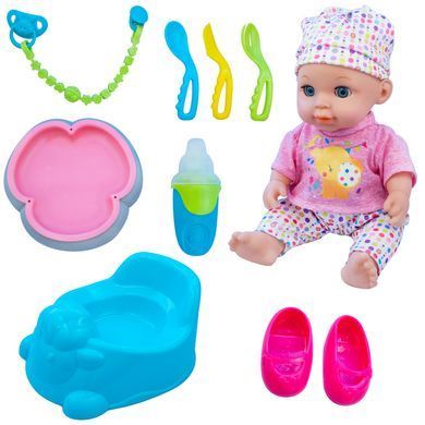 Світлина, зображення Ігровий набір Qunxing toys&laquo;Пупс із аксесуарами&raquo; (8653)