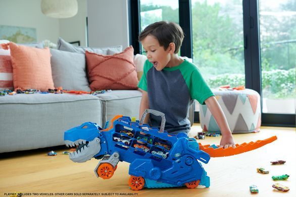 Фотография, изображение Мега-транспортер "Невероятный Ти-Рекс" Hot Wheels (HNG50)
