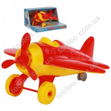 Фотография, изображение Игрушка Polesie самолёт "Омега" (в коробке) красный (70272-3)