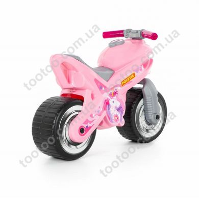 Дитячий мотоцикл каталка "МХ" рожевий, POLESIE (80608)
