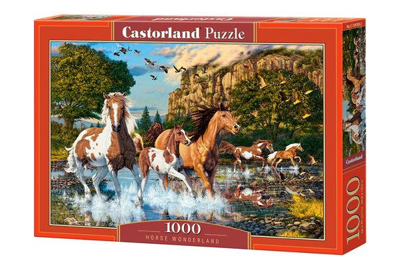 Фотография, изображение Пазл "Волшебная страна лошадей" Castorland, 1000 шт (C-104789)