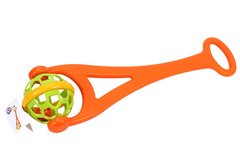 Фотография, изображение Игрушка "Каталка Technok" с погремушкой, оранжевая (6733)
