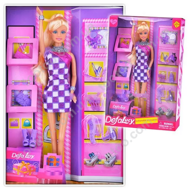 Фотография, изображение Кукла "Модный бутик" (8233), платье с узором