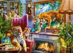 Фотография, изображение Пазл "Тигры возвращаются к жизни" Castorland, 3000 шт (C-300556)
