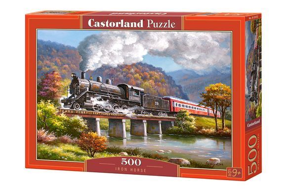 Світлина, зображення Пазл для дітей "Потяг у горах" Castorland (B-53452)