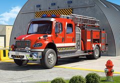 Фотография, изображение Пазл для детей "Пожарная машина" Castorland (B-12527)